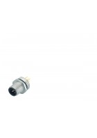 86 0131 0000 00008 M12-A male panel mount connector